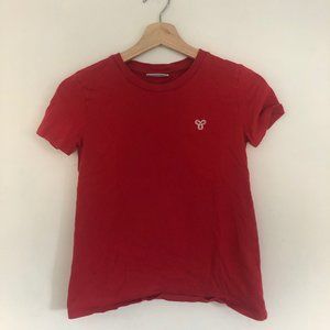 Red TNA logo tee
